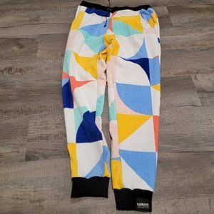 B. Creative Collective Multicolor Art Deco Towel Joggers 1 of 1 Size XL
